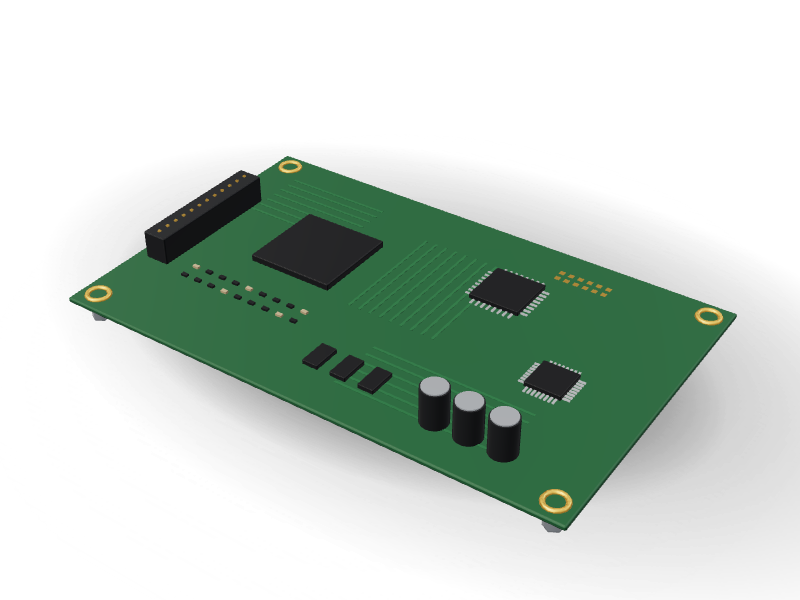 Carte électronique sous test